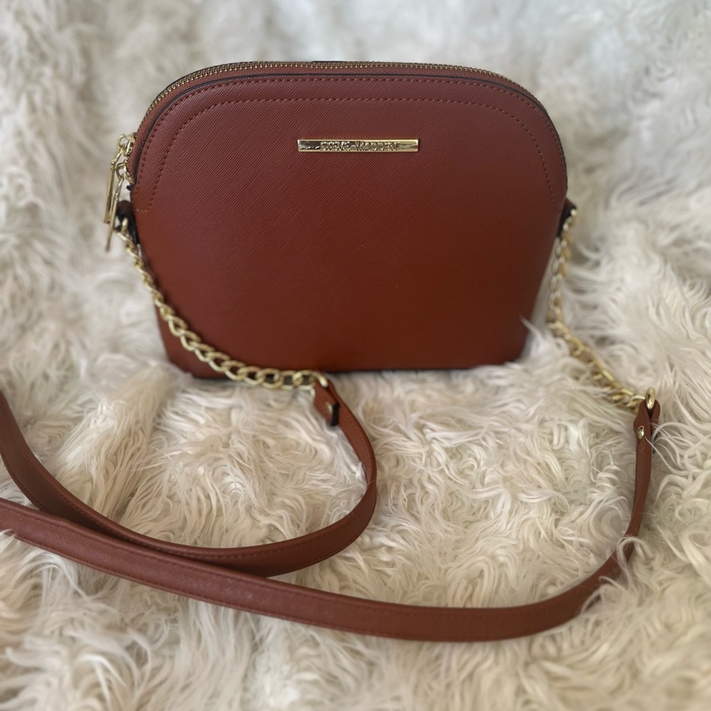 Steve Madden Brown CrossBody Purse Cognac